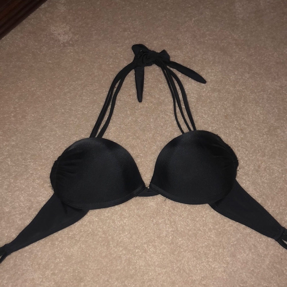 Black bathing suit top